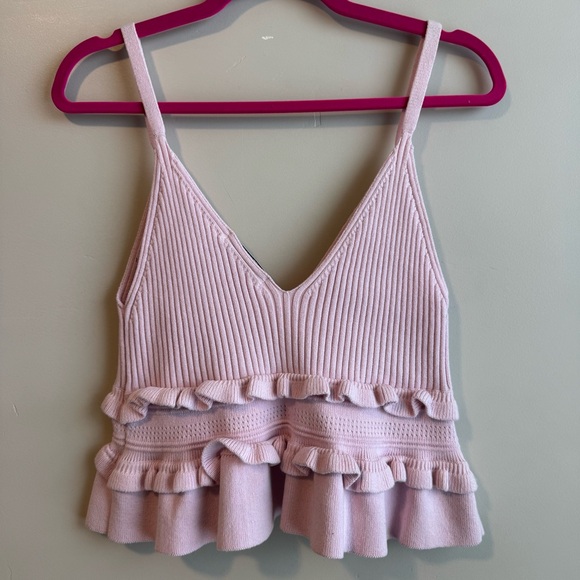 BCBGeneration Ruffle Knit Top - Picture 5 of 5